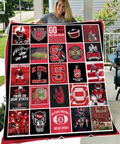NCAA University of N.C. State Wolfpack Sherpa Fleece Blanket