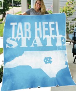NCAA University of North Carolina Tar Heels Sherpa Fleece Blanket