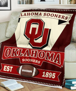NCAA University of Oklahoma Sooners Sherpa Fleece Blanket