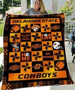NCAA University of Oklahoma State Cowboys Sherpa Fleece Blanket