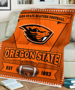 NCAA University of Oregon State Beavers Sherpa Fleece Blanket