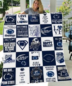 NCAA University of Penn State Nittany Lions Sherpa Fleece Blanket
