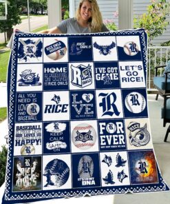 NCAA University of Rice Owls Sherpa Fleece Blanket