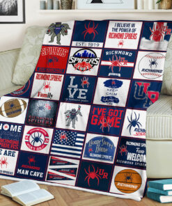 NCAA University of Richmond Spiders Sherpa Fleece Blanket