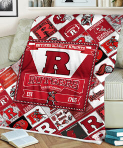 NCAA University of Rutgers Scarlet Knights Sherpa Fleece Blanket