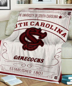 NCAA University of South Carolina Gamecocks Sherpa Fleece Blanket