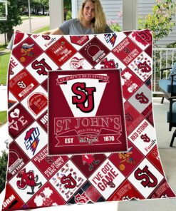 NCAA University of St. John's Red Storm Sherpa Fleece Blanket