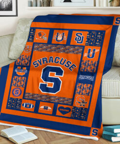 NCAA University of Syracuse Orange Sherpa Fleece Blanket