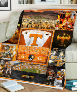 NCAA University of Tennessee Volunteers Sherpa Fleece Blanket