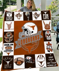 NCAA University of Texas Longhorns Sherpa Fleece Blanket