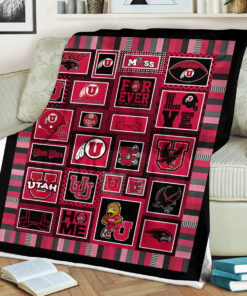 NCAA University of Utah Utes Sherpa Fleece Blanket