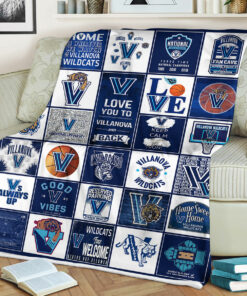 NCAA University of Villanova Wildcats Sherpa Fleece Blanket