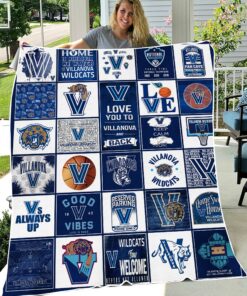 NCAA University of Villanova Wildcats Sherpa Fleece Blanket