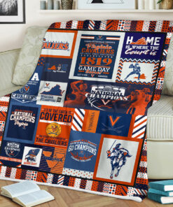 NCAA University of Virginia Cavaliers Sherpa Fleece Blanket