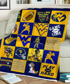 NCAA University of West Virginia Mountaineers Sherpa Fleece Blanket