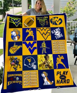 NCAA University of West Virginia Mountaineers Sherpa Fleece Blanket