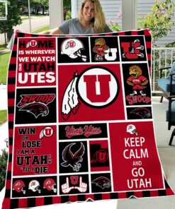 NCAA Utah Utes Sherpa Fleece Blanket