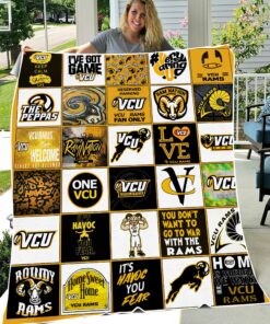 NCAA VCU Rams Sherpa Fleece Blanket