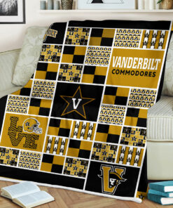NCAA Vanderbilt Commodores Sherpa Fleece Blanket Gifts For Fans