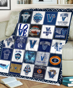 NCAA Villanova Wildcats Sherpa Fleece Blanket College Student Gift