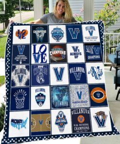 NCAA Villanova Wildcats Sherpa Fleece Blanket College Student Gift