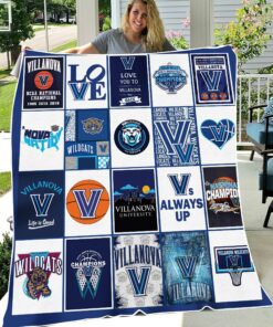 NCAA Villanova Wildcats Sherpa Fleece Blanket Gifts For Fans