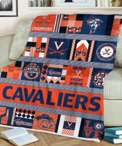 NCAA Virginia Cavaliers Sherpa Fleece Blanket