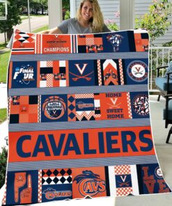 NCAA Virginia Cavaliers Sherpa Fleece Blanket