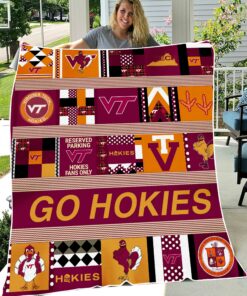 NCAA Virginia Tech Hokies Sherpa Fleece Blanket