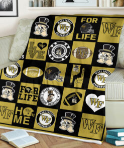 NCAA Wake Forest Demon Deacons Sherpa Fleece Blanket
