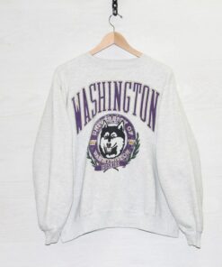 NCAA Washington Huskies Logo Sweatshirt, University of Washington Shirt, College Football, Unisex T-Shirt Sweater Hoodie