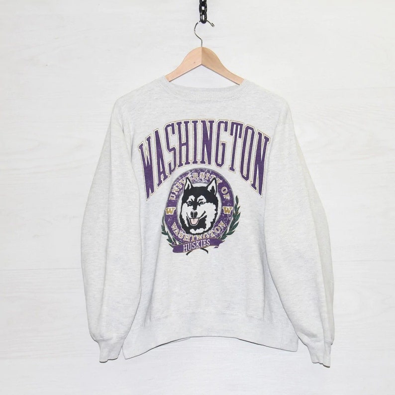 NCAA Washington Huskies Logo Sweatshirt, University of Washington Shirt, College Football, Unisex T-Shirt Sweater Hoodie