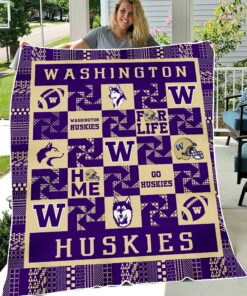NCAA Washington Huskies Sherpa Fleece Blanket