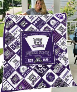 NCAA Weber State Wildcats Sherpa Fleece Blanket