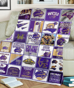 NCAA Western Carolina Catamounts Sherpa Fleece Blanket Gifts for Fans