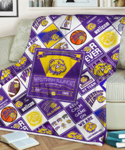 NCAA Western Illinois Leathernecks Sherpa Fleece Blanket