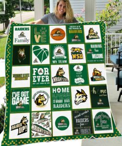 NCAA Wright State Raiders Sherpa Fleece Blanket