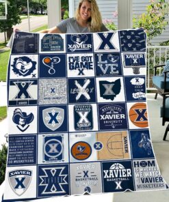 NCAA Xavier Musketeers Sherpa Fleece Blanket