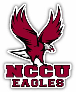 NCCU Eagles University College NCAA Logo Vinyl Decals Sticker For Car Truck Door And Window Laptop Gifts For Fans