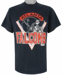 NFL Atlanta Falcons Big Logo T-Shirt 1990s Vintage Style Hoodie Sweatshirt Reprinted Full Size Gifts for Fans