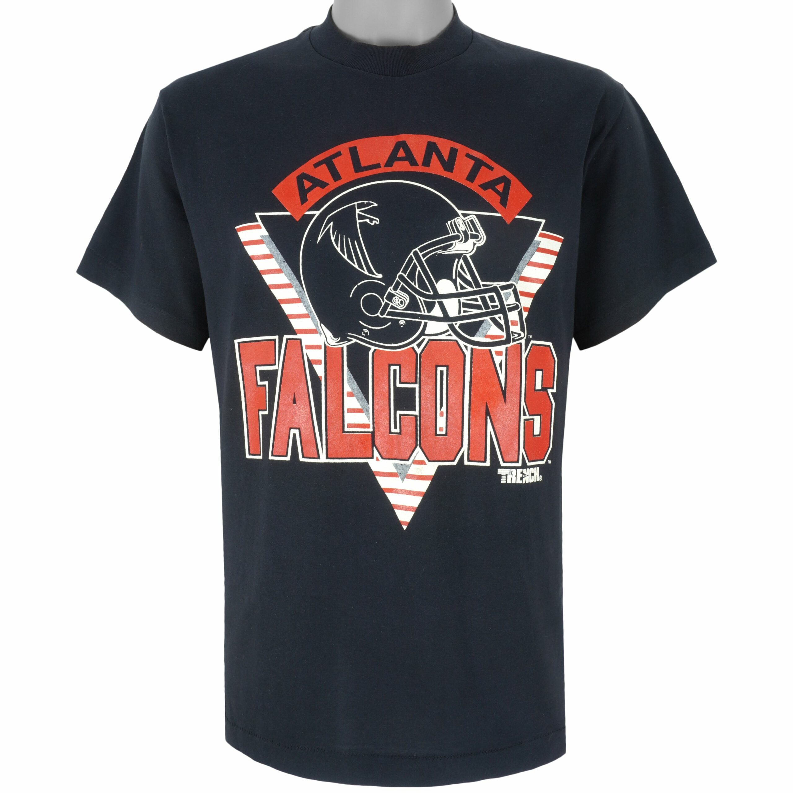 NFL Atlanta Falcons Big Logo T-Shirt 1990s Vintage Style Hoodie Sweatshirt Reprinted Full Size Gifts for Fans