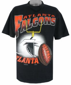 NFL Atlanta Falcons Spell-Out T-Shirt 1994 Vintage Style Hoodie Sweatshirt Reprinted Full Size Gifts for Fans