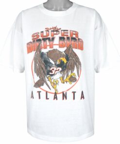 NFL Atlanta Falcons Super Dirty Bird T-Shirt 1990s Vintage Style Hoodie Sweatshirt Reprinted Full Size Gifts for Fans