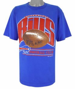 NFL Buffalo Bills Big Spell-Out T-Shirt 1995 Vintage Style Hoodie Sweatshirt Reprinted Full Size Gifts for Fans