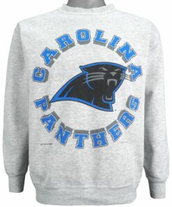 NFL Carolina Panthers Crew Neck Sweatshirt 1993 Vintage Style Hoodie Shirt Reprinted Full Size Gifts for Fans