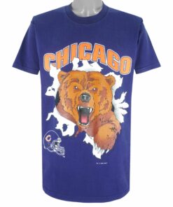 NFL Chicago Bears Breakout T-Shirt 1995 Vintage Style Hoodie Sweatshirt Reprinted Full Size Gifts for Fans