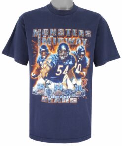 NFL Chicago Bears Monster Of The Midway T-Shirt 1990s Vintage Style Hoodie Sweatshirt Reprinted Full Size Gifts for Fans