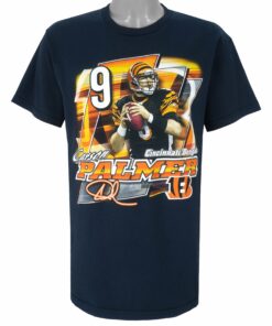 NFL Cincinnati Bengals Carson Palmer T-Shirt 2000s Vintage Style Hoodie Sweatshirt Reprinted Full Size Gifts for Fans