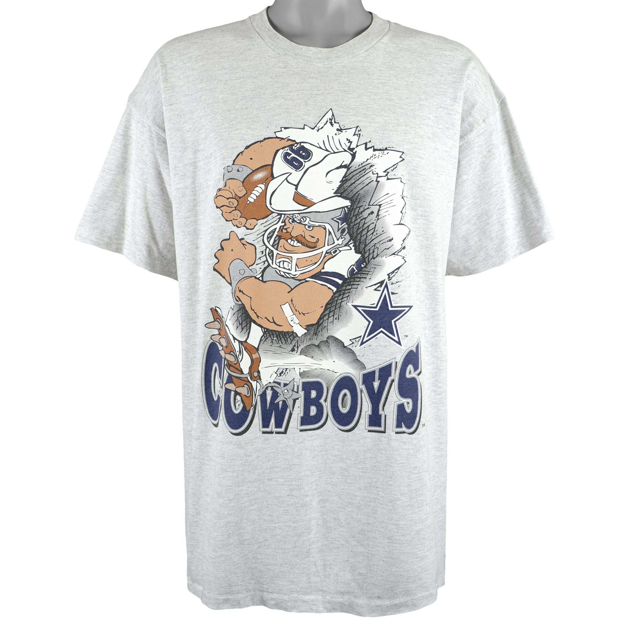 NFL Dallas Cowboys Breakouts Deadstock T-Shirt 1990s Vintage Style Hoodie Sweatshirt Reprinted Full Size Gifts for Fans