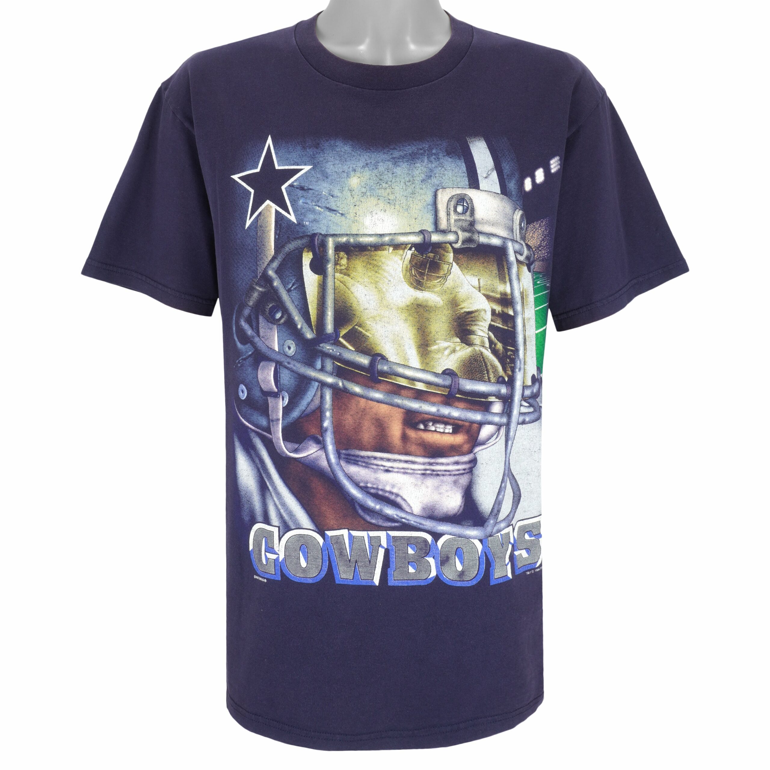 NFL Dallas Cowboys Helmet T-Shirt 1996 Vintage Style Hoodie Sweatshirt Reprinted Full Size Gifts for Fans